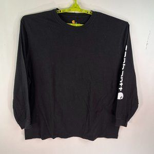 Carhartt Long Sleeve T Shirt Mens Size L Large Arm Graphic Hit